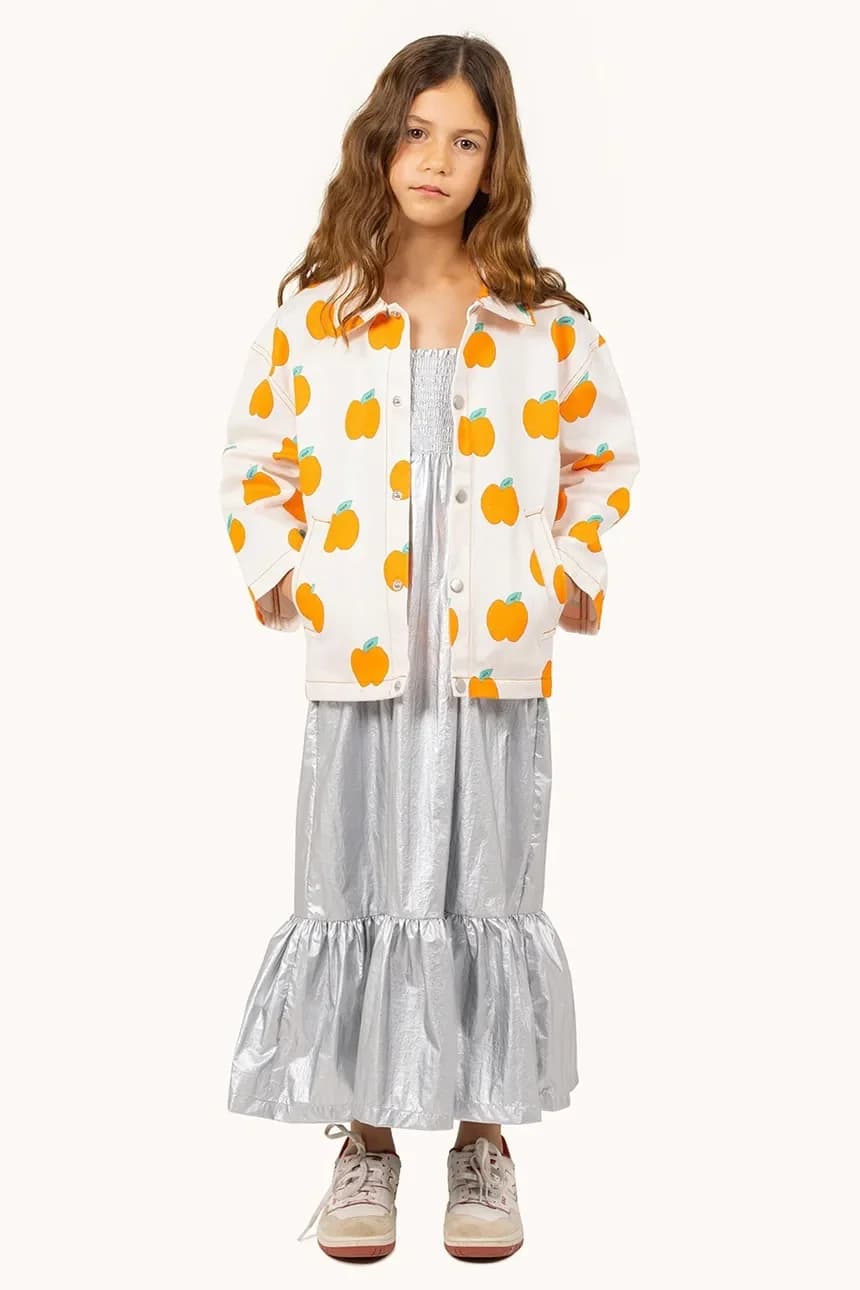 Детская хлопковая куртка APPLES JACKET - фото 4