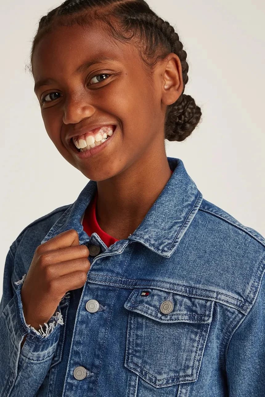 Детская джинсовая куртка - фото 4