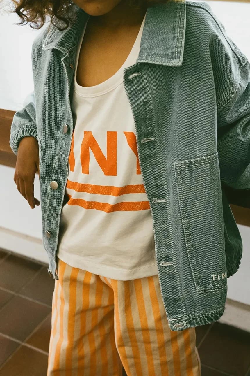 Детская джинсовая куртка GRAPHIC DENIM JACKET - фото 6