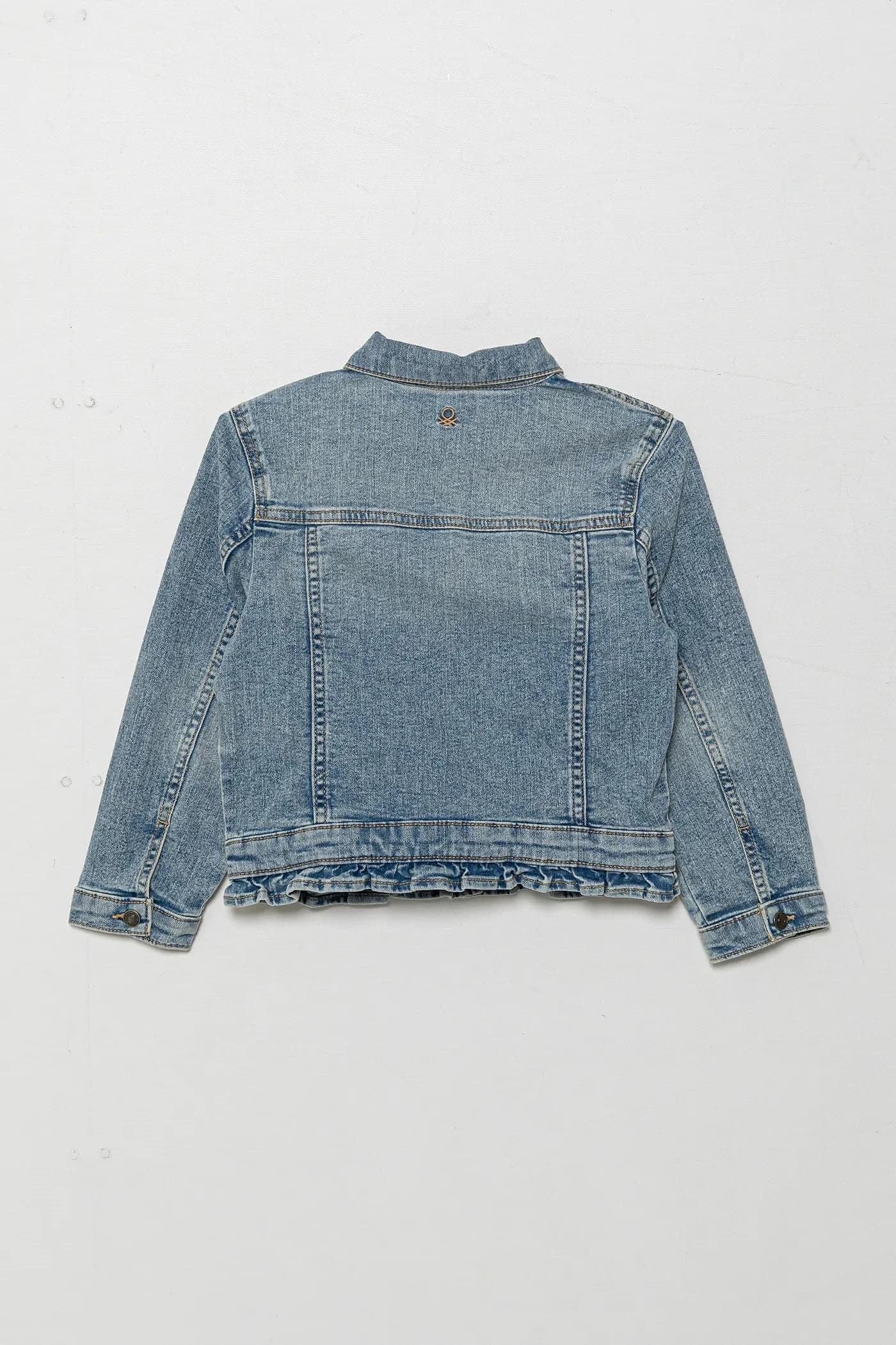 Хлопковая джинсовая куртка - фото 2