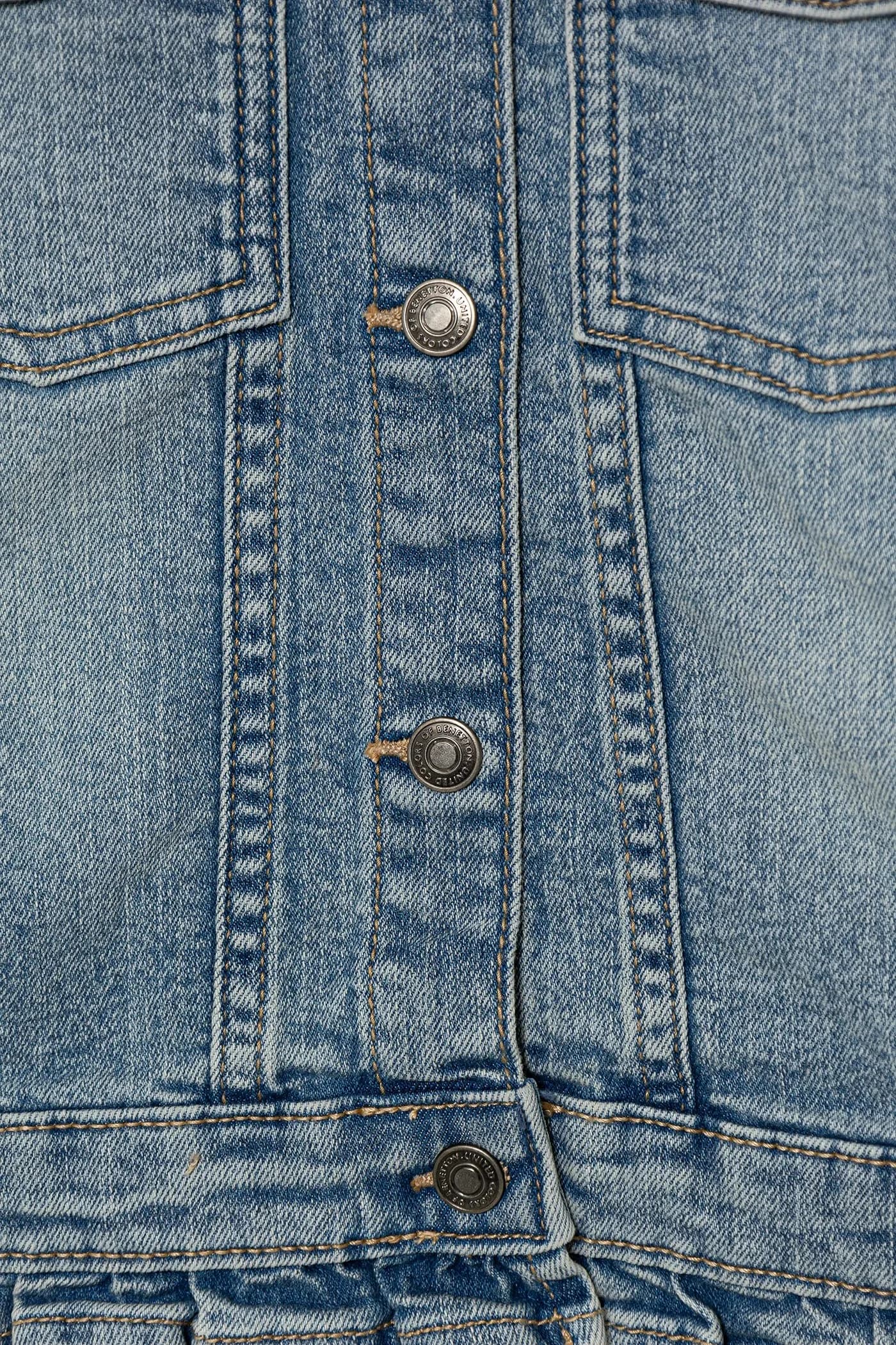 Хлопковая джинсовая куртка - фото 3