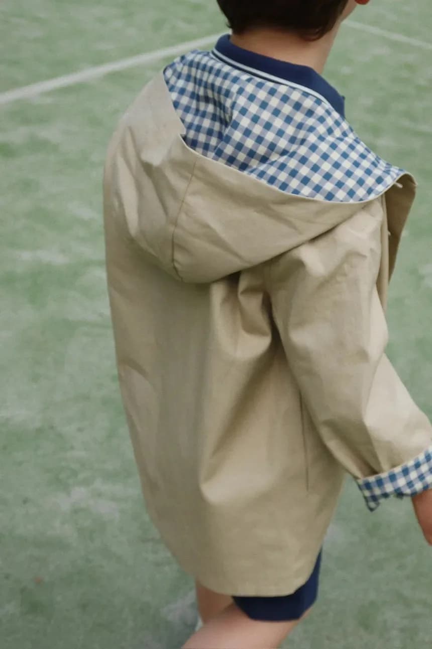 Детский тренч из хлопка TRNCHY COAT - фото 7