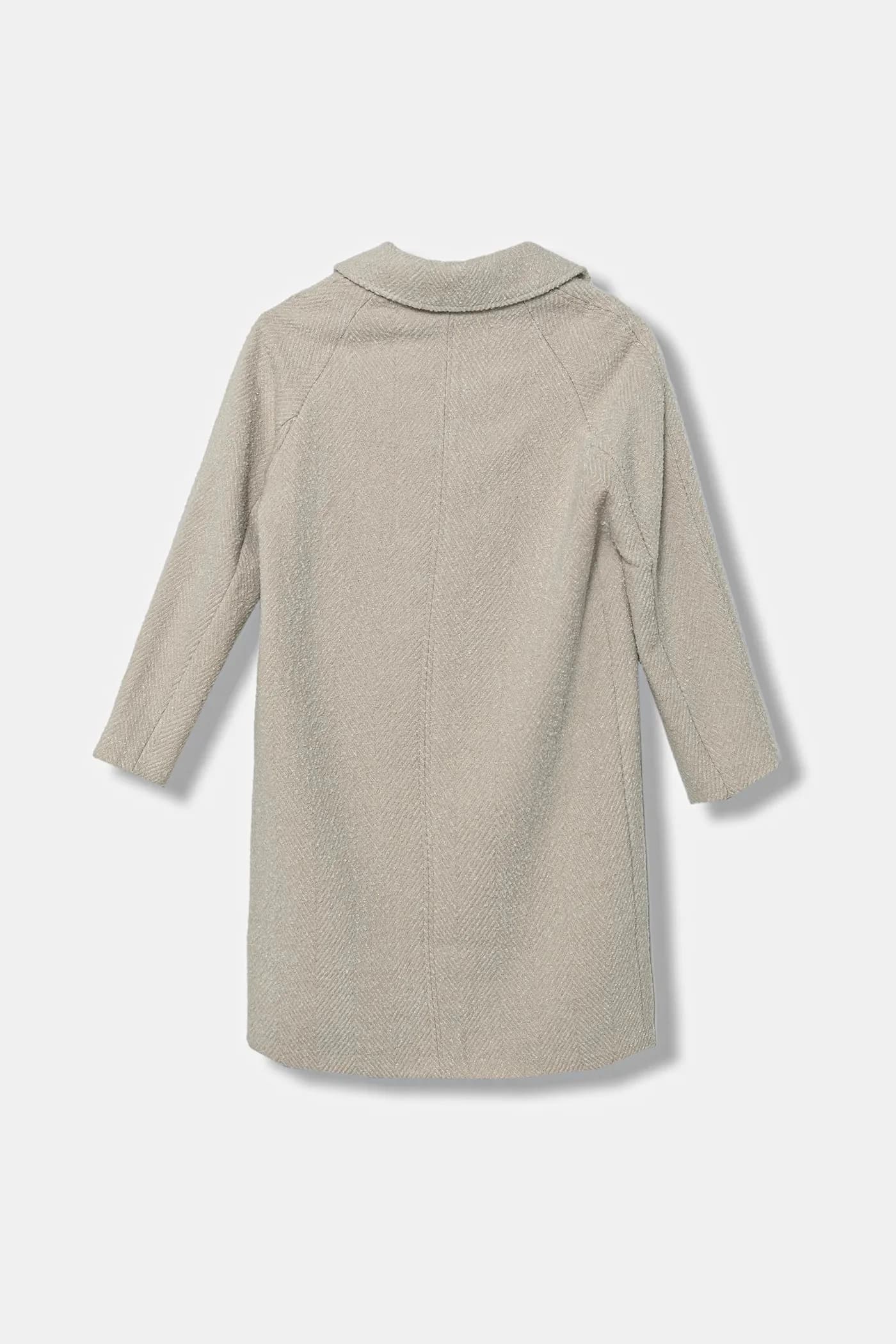 Детское пальто из смесовой шерсти - фото 2