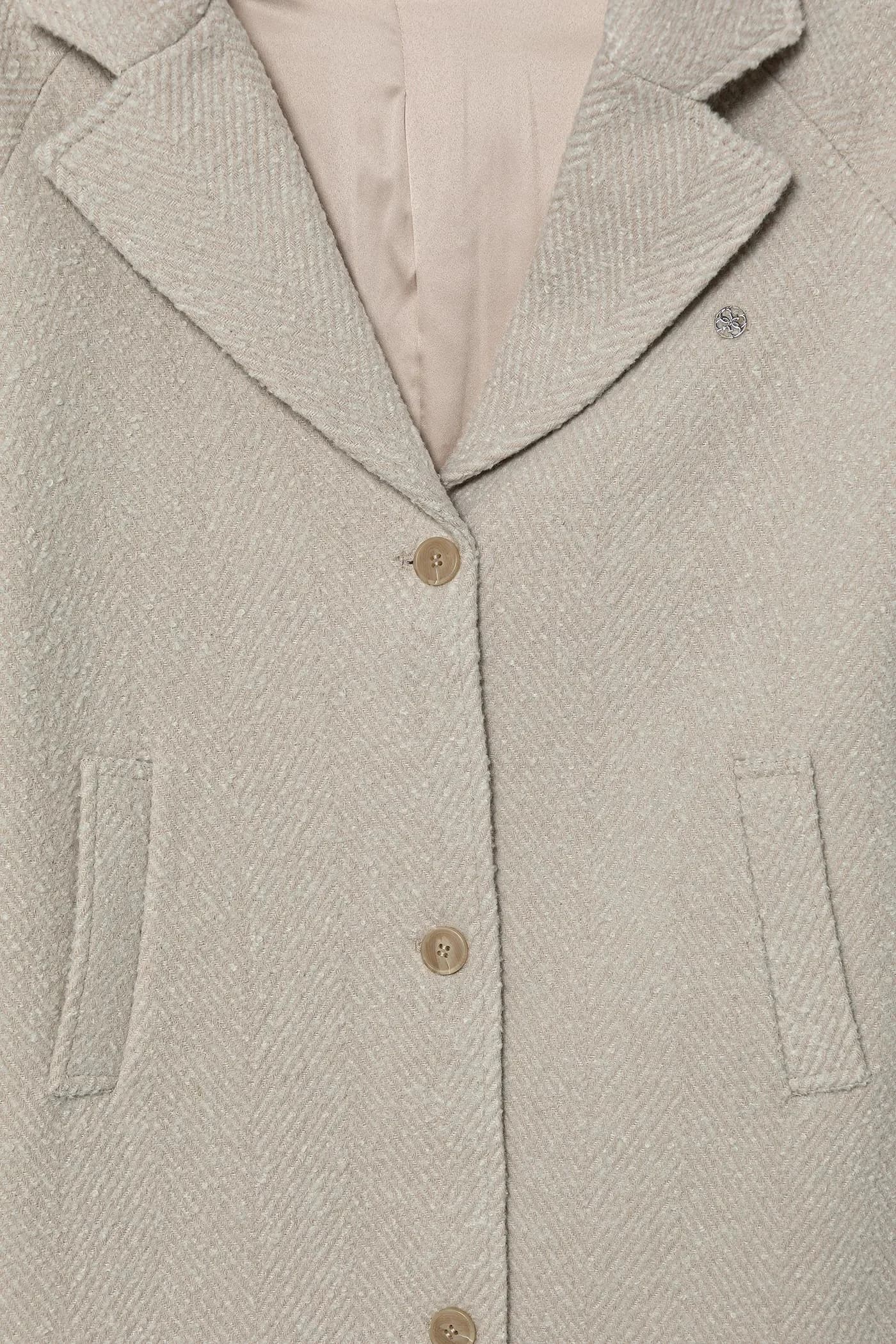 Детское пальто из смесовой шерсти - фото 3