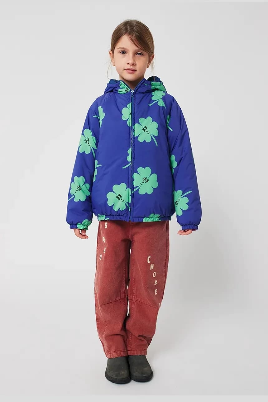 Детская двусторонняя куртка Lucky Clover - фото 11
