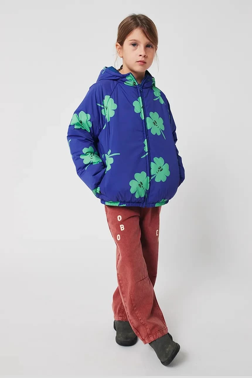 Детская двусторонняя куртка Lucky Clover - фото 12