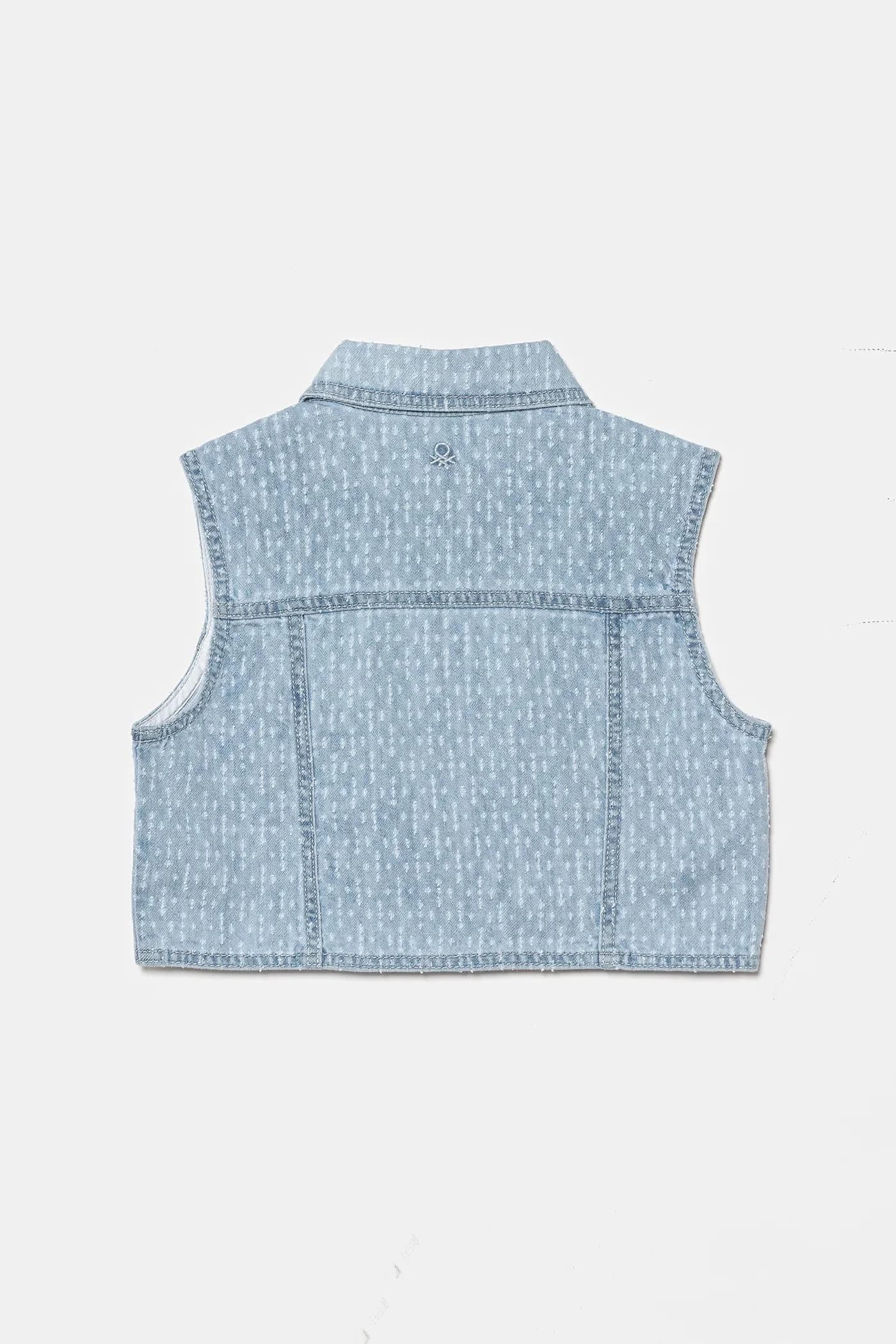 Детский джинсовый жилет - фото 2