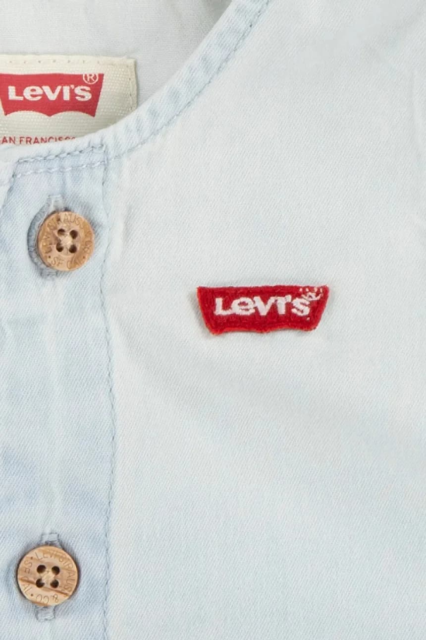 Детские хлопковые комбинезоны LVB DENIM ROMPER & BUCKET HAP - фото 3