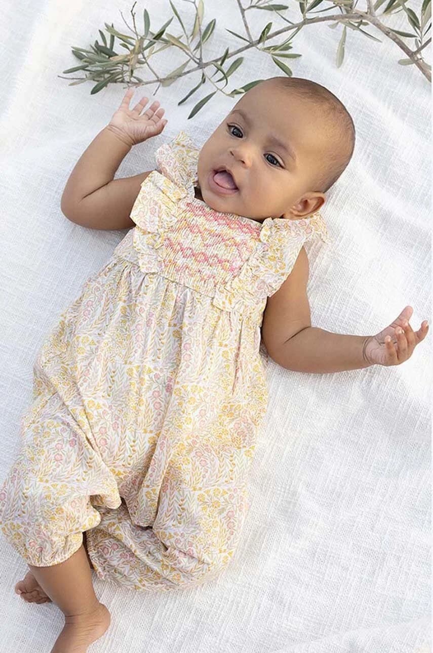 Хлопковый детский комбинезон