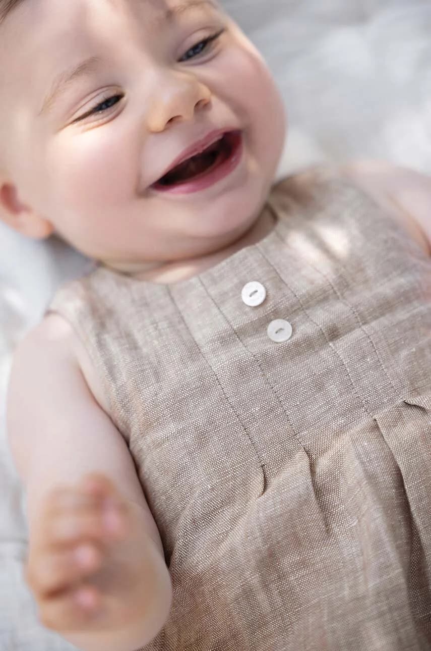 Льняные детские комбинезоны - фото 5