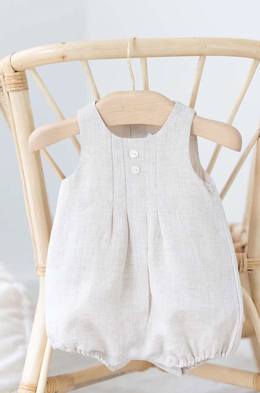 Льняные детские комбинезоны - фото 6