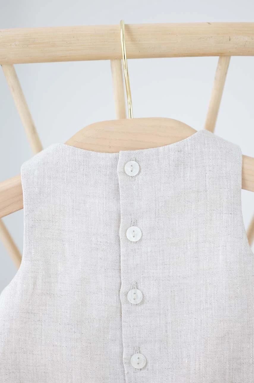 Льняные детские комбинезоны - фото 8