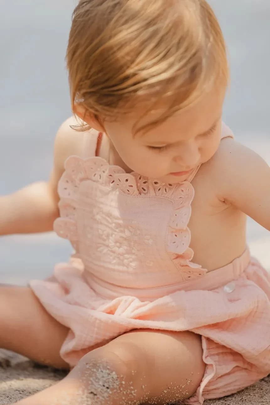 Хлопковые детские комбинезоны