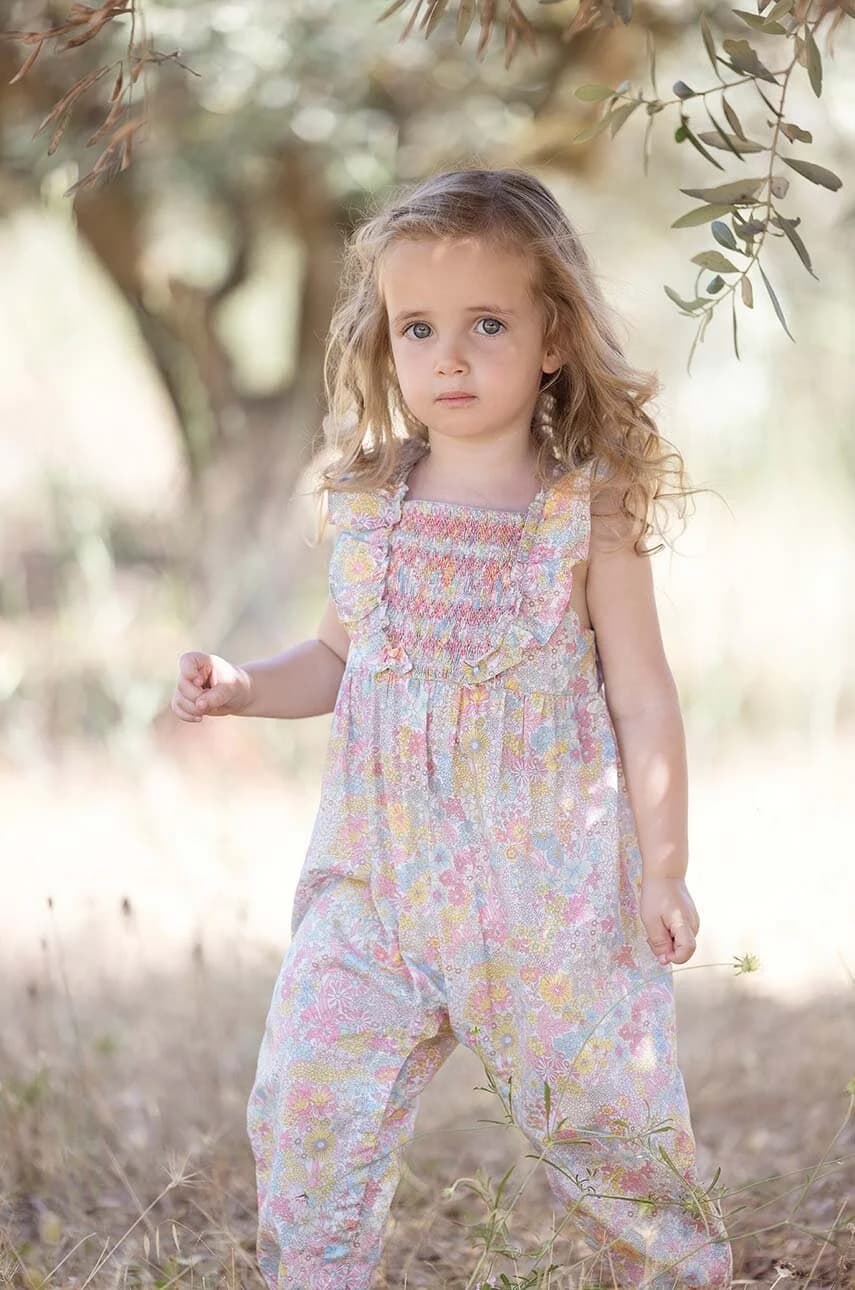 Хлопковый детский комбинезон