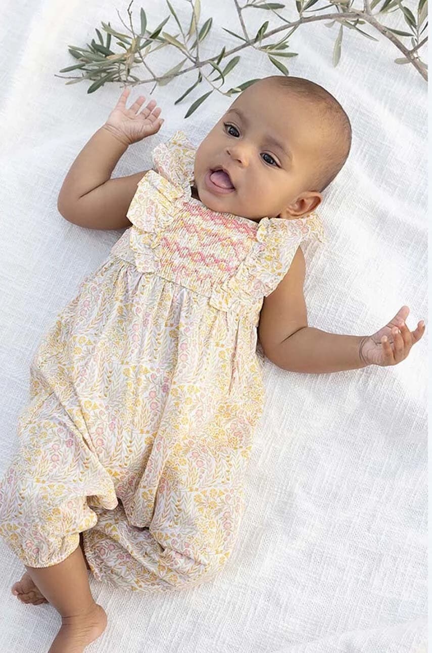 Хлопковый детский комбинезон