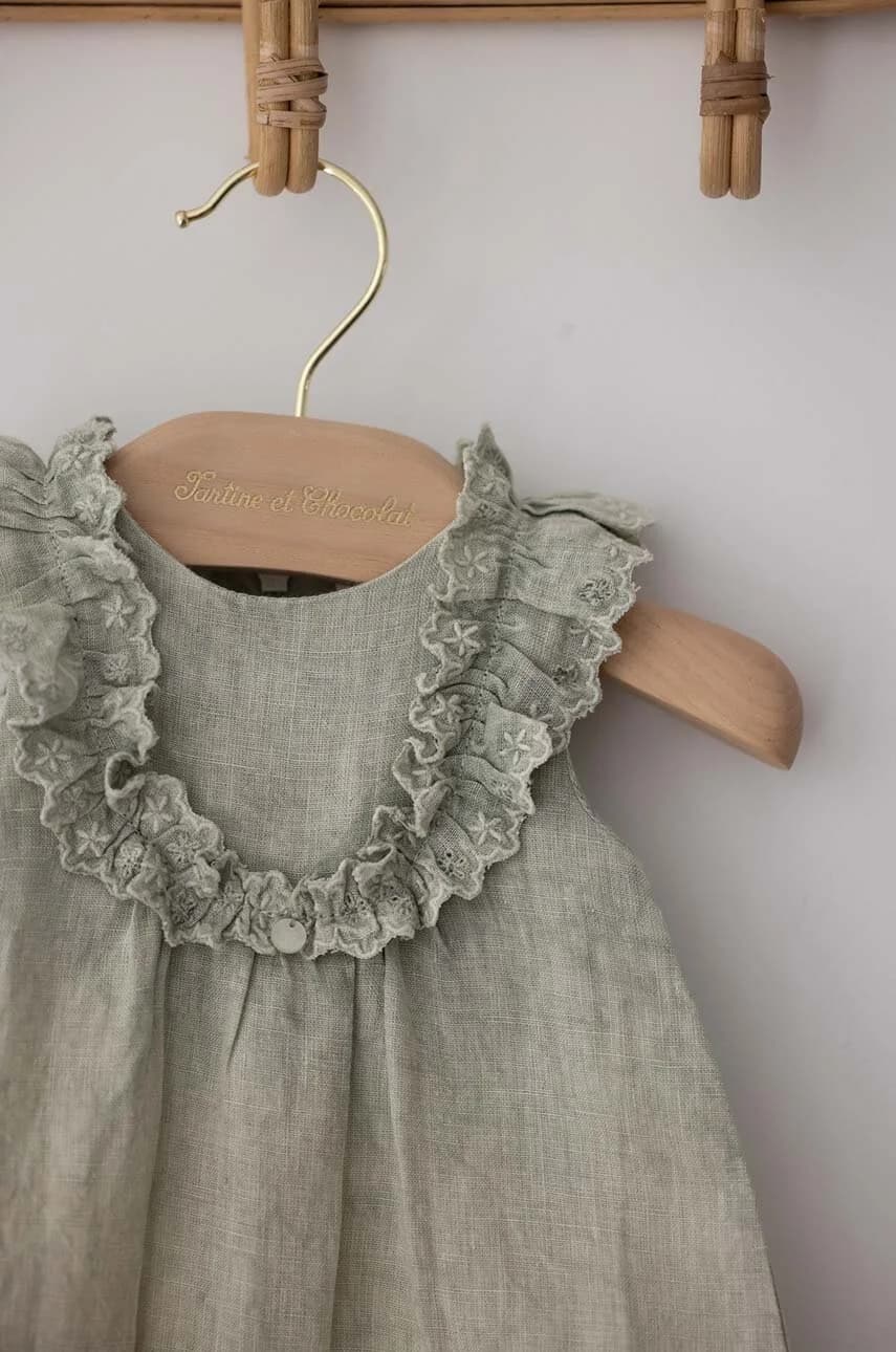 Льняные детские комбинезоны - фото 5