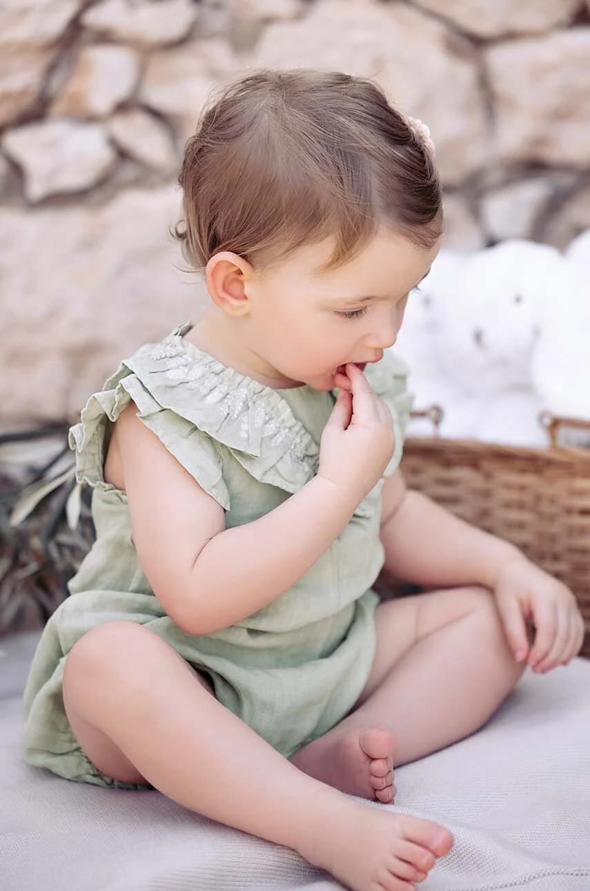 Льняные детские комбинезоны - фото 4