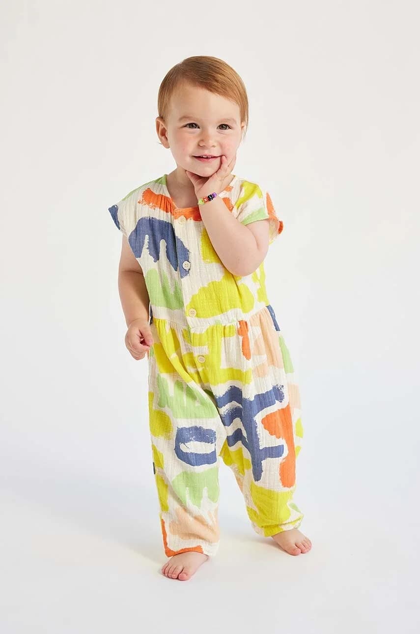 Хлопковый детский комбинезон