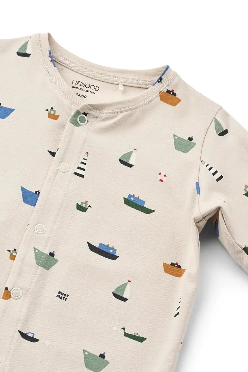 Пижамный комбинезон с принтом Birk - фото 2