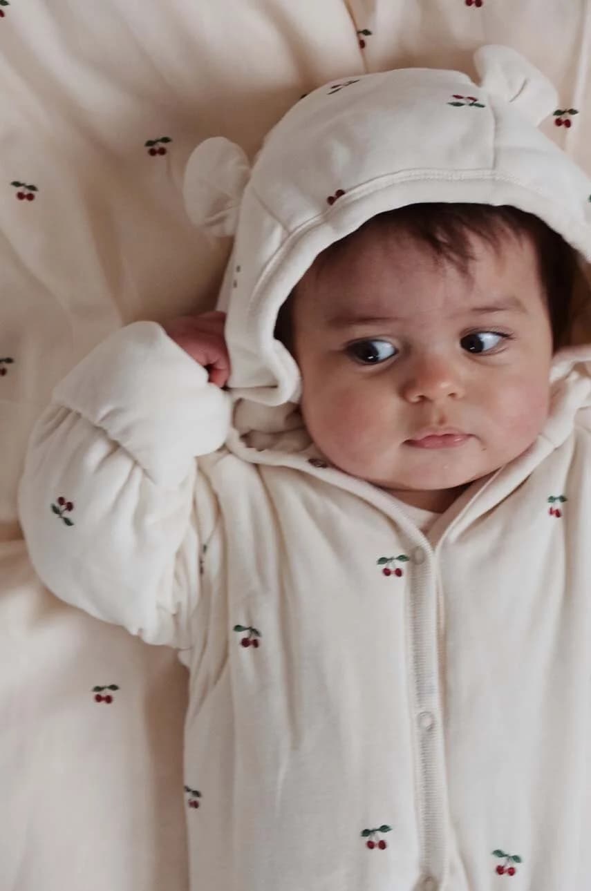 Хлопковый комбинезон для новорожденных NEWBORN ONESIE С КАПЮШОНОМ - фото 7