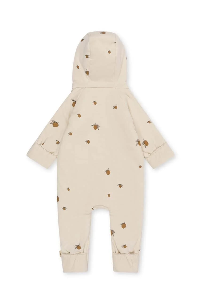 Хлопковый комбинезон для новорожденных NEWBORN ONESIE С КАПЮШОНОМ - фото 3