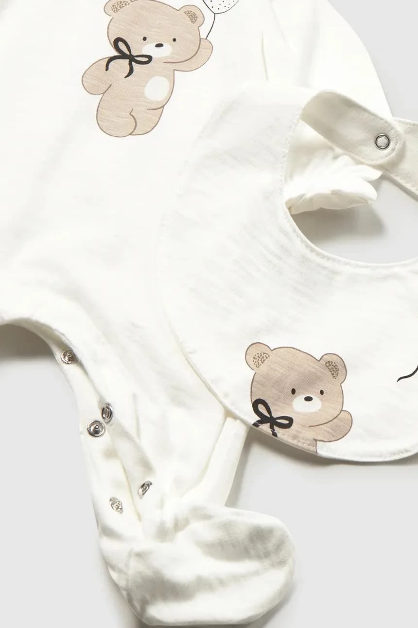 Хлопковый детский комбинезон - фото 3