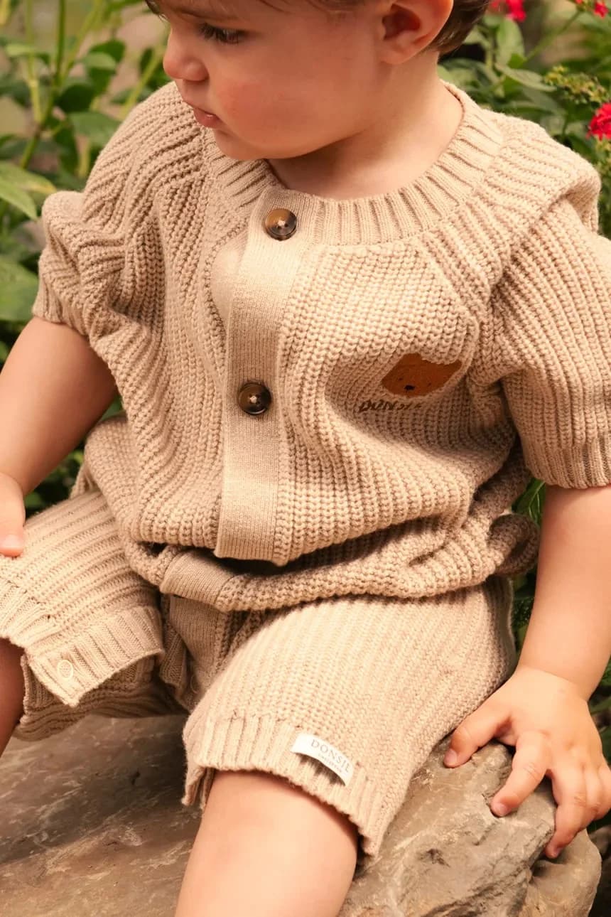 Baby Dantje Jumpsuit Комбинезон с шерстяным мишкой