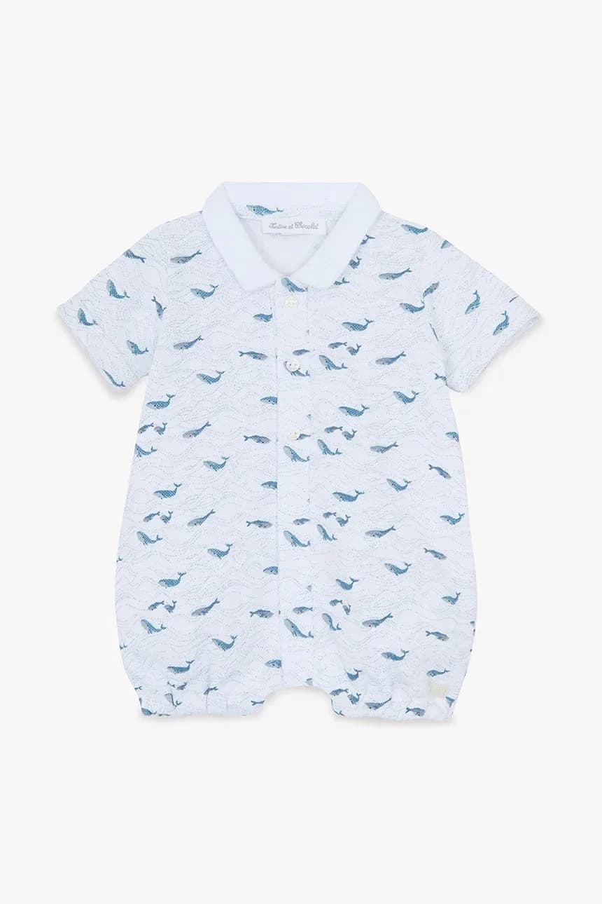 Хлопковые детские комбинезоны