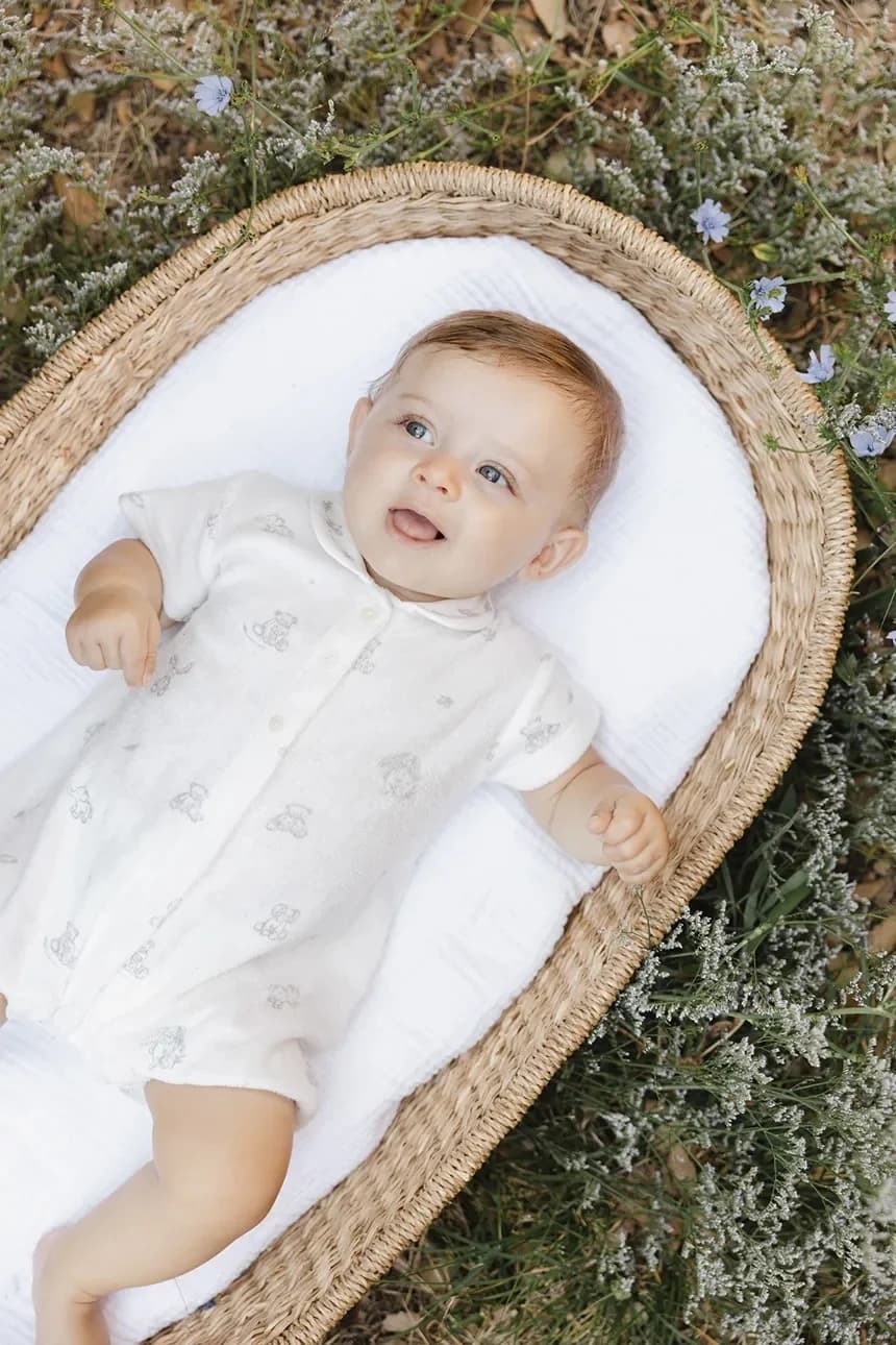 Хлопковые детские комбинезоны