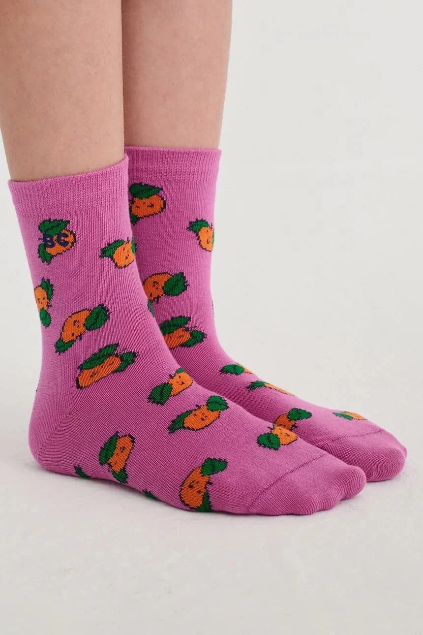 Детские носки мандариновые. - фото 3