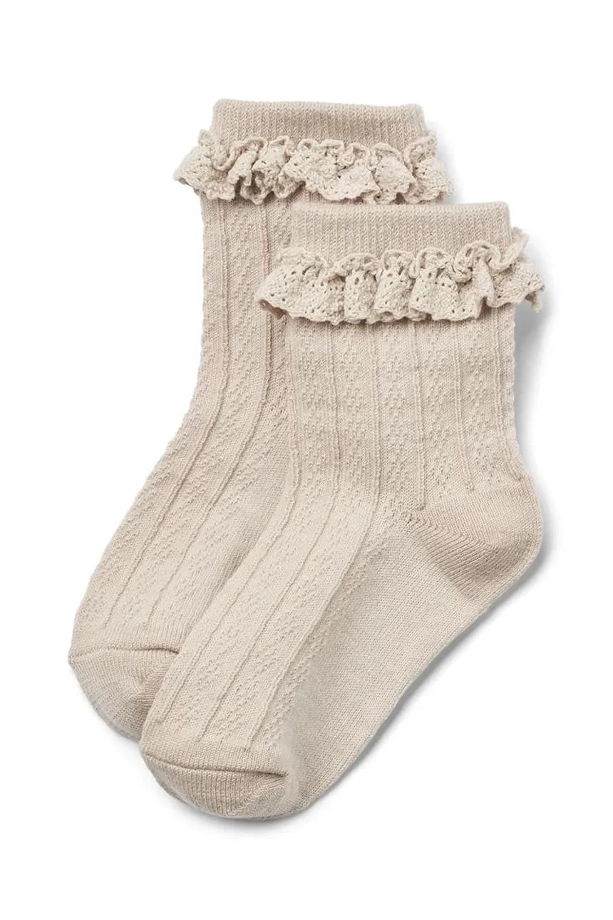 Детские носки из шерсти, 2 пары. - фото 3