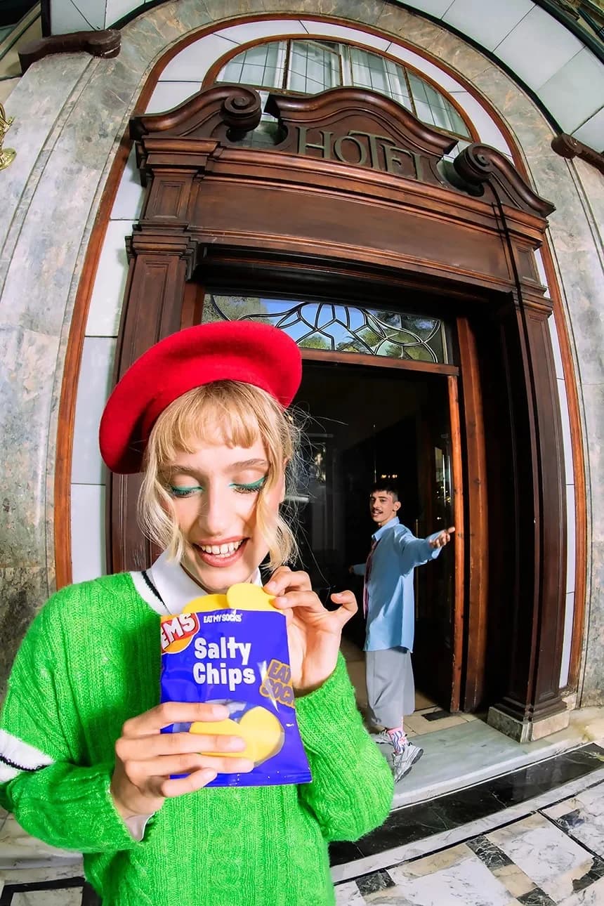 Детские носки Salty Chips Синие - фото 4