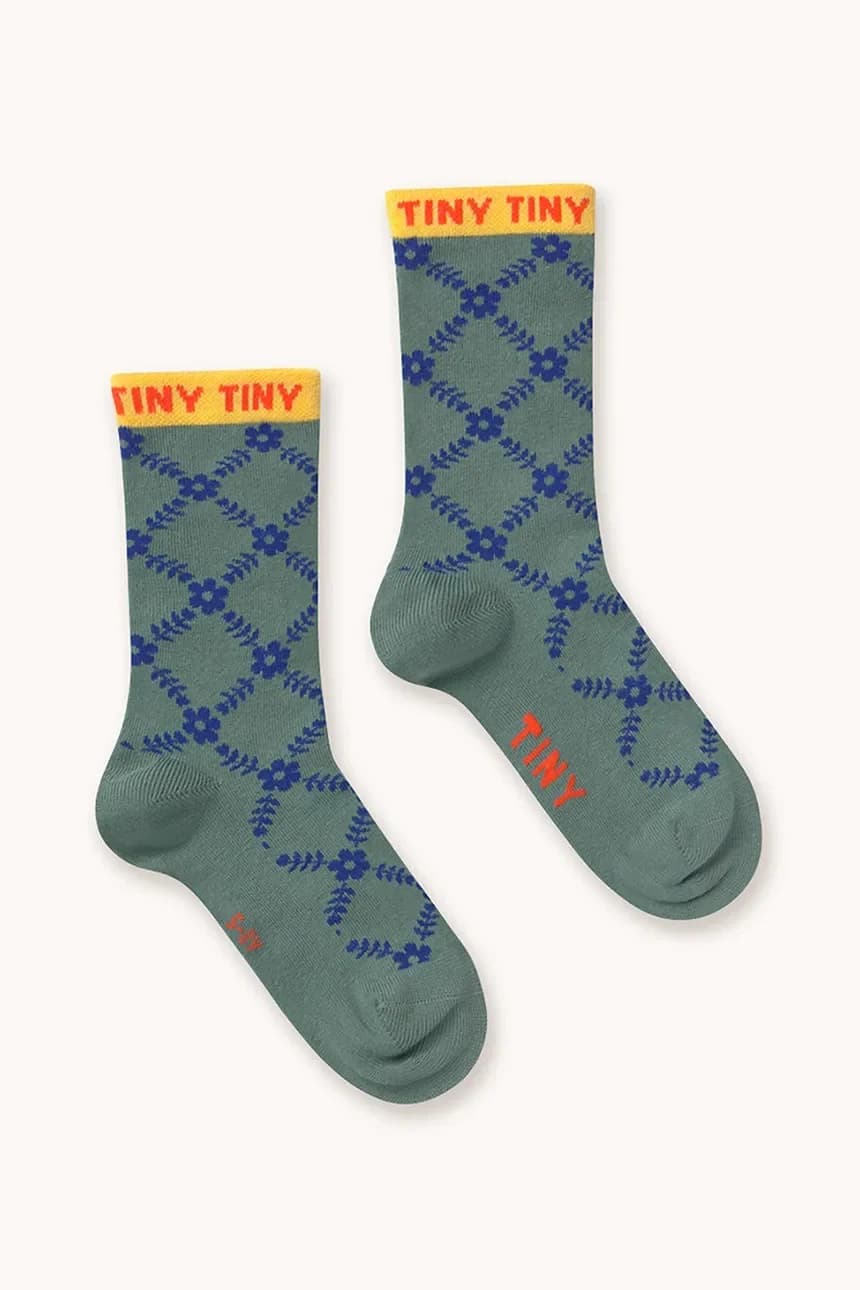 ЦВЕТОЧНАЯ СЕТКА СРЕДНИЕ НОСКИ детские носки - фото 2