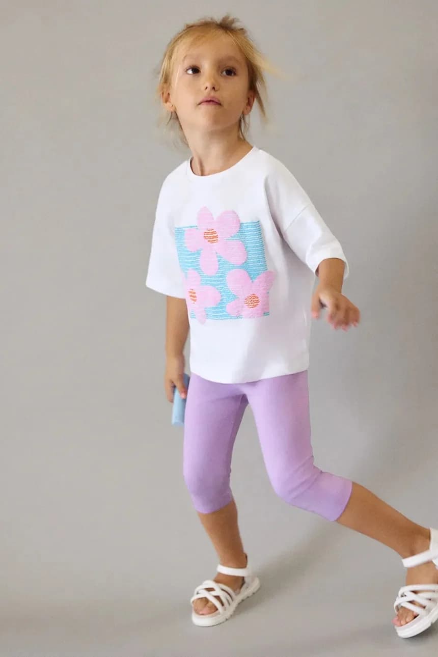 Детские леггинсы 3/4.