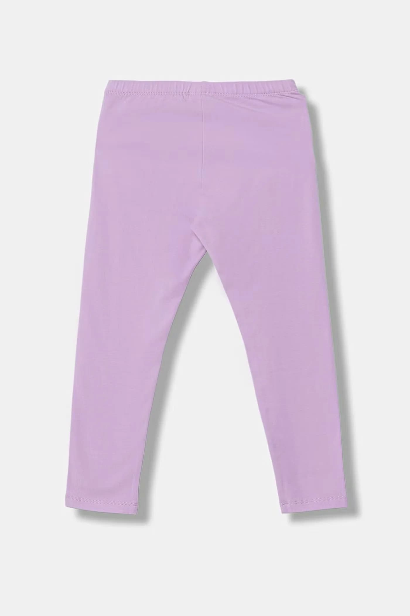 Детские леггинсы из хлопка с эластаном - фото 2