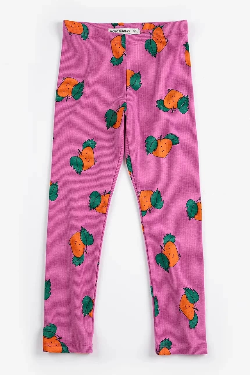 Детские лосины мандариновые - фото 2