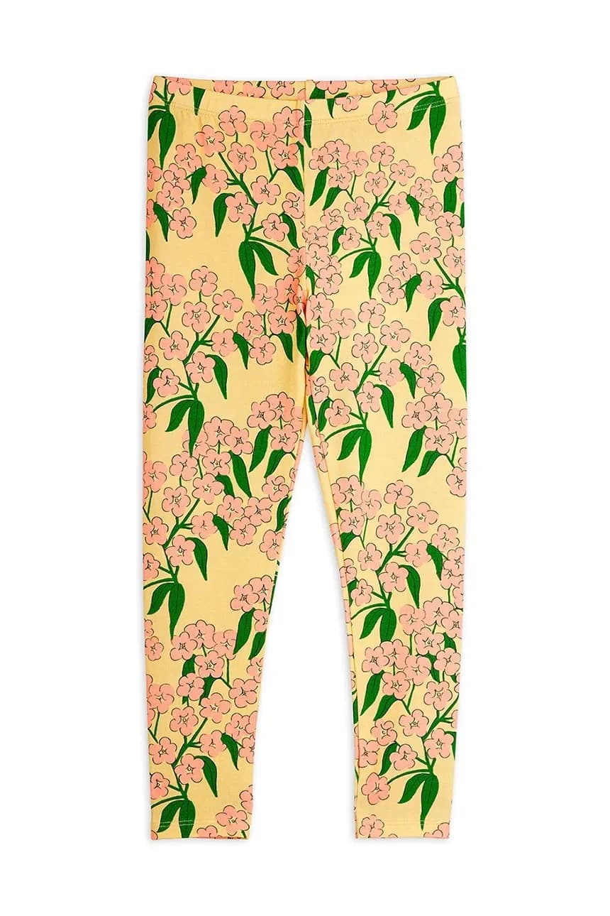 Детские леггинсы с альпийскими цветами - фото 2