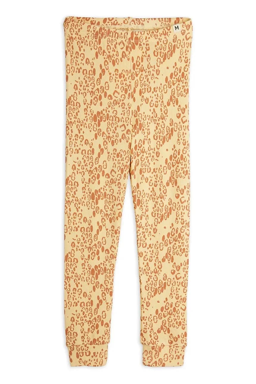 Детские леопардовые мини-леггинсы