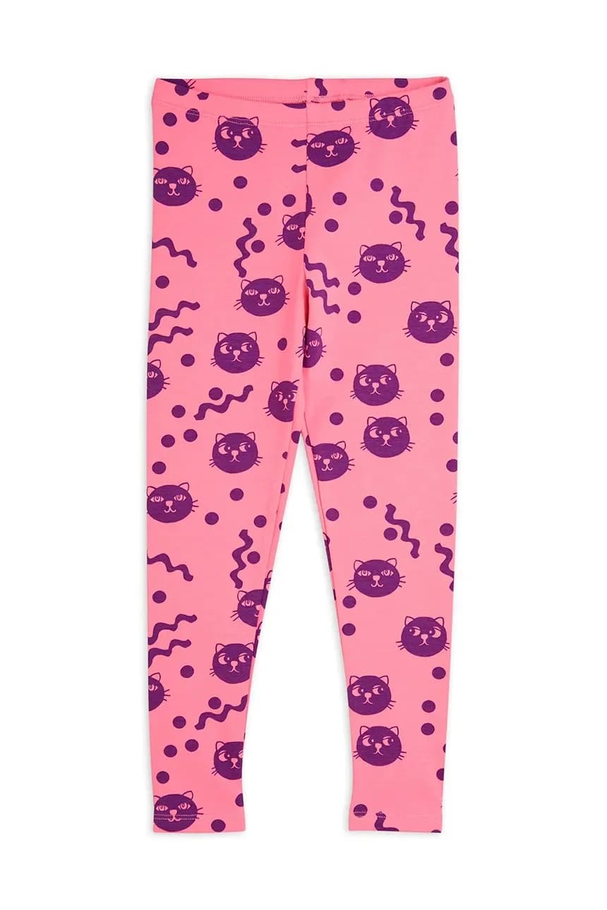 Детские хлопковые леггинсы Волнистые коты