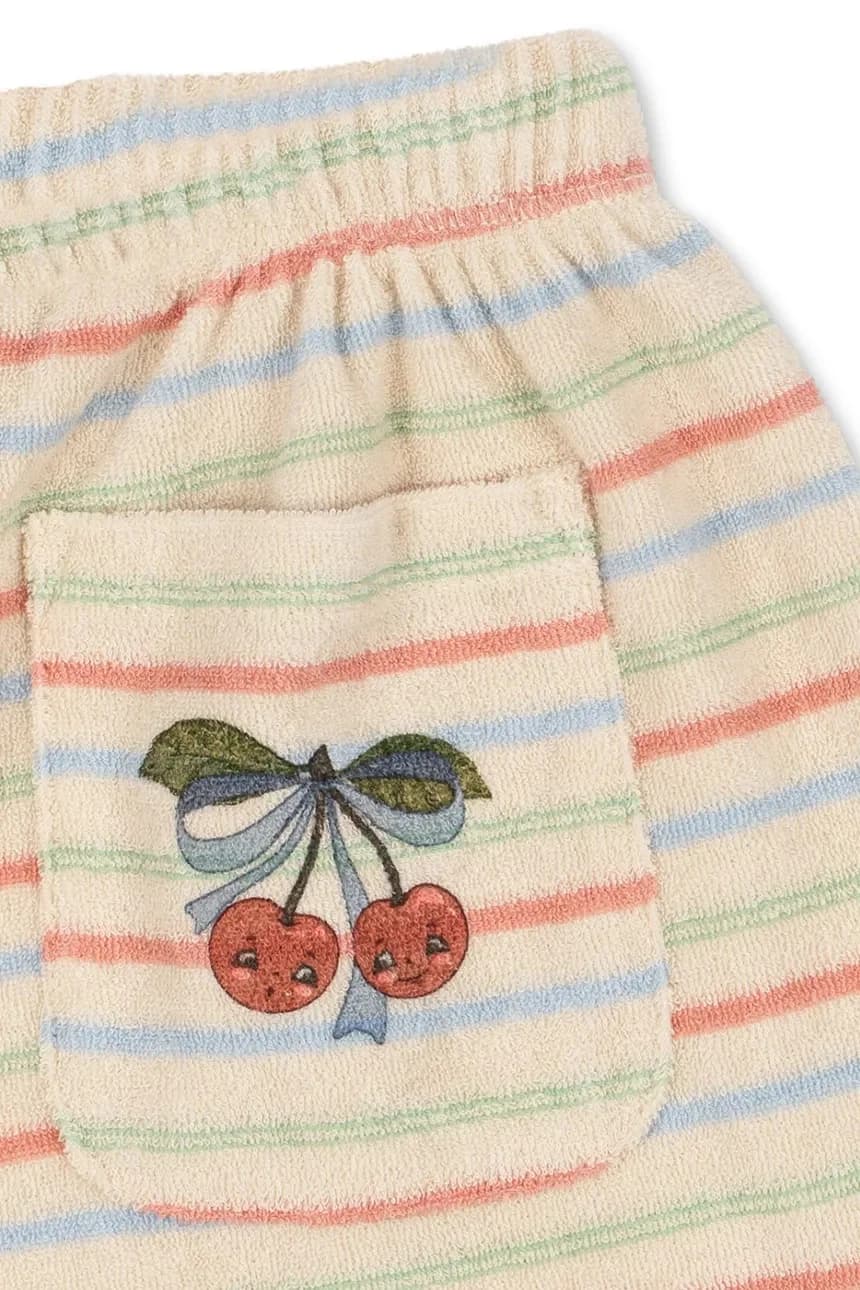 Детские хлопковые спортивные штаны ITTY RIB SEAT PANTS GOTS - фото 3