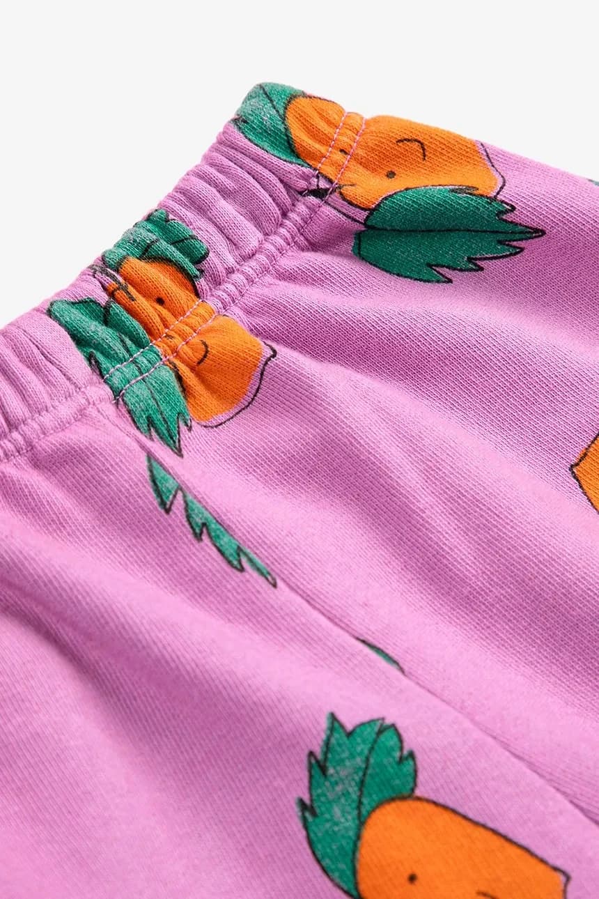 Детские спортивные штаны мандаринового цвета - фото 2