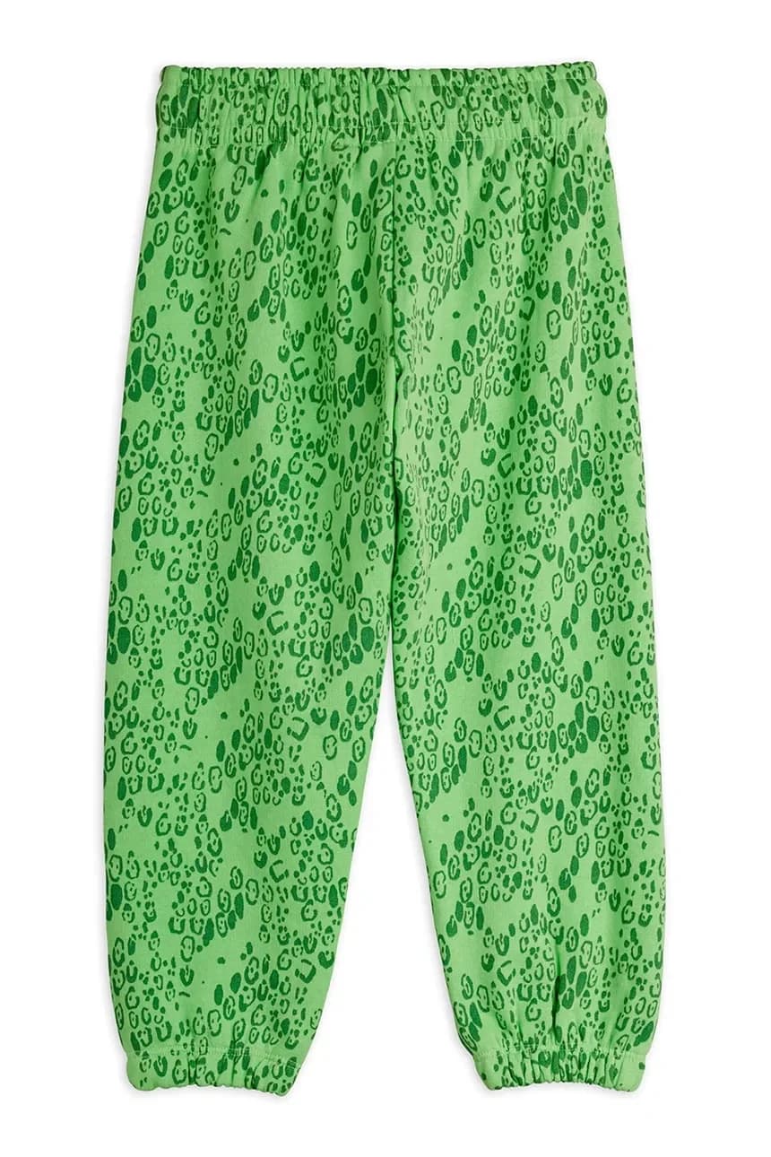 Детские хлопковые спортивные штаны Мини леопард - фото 2