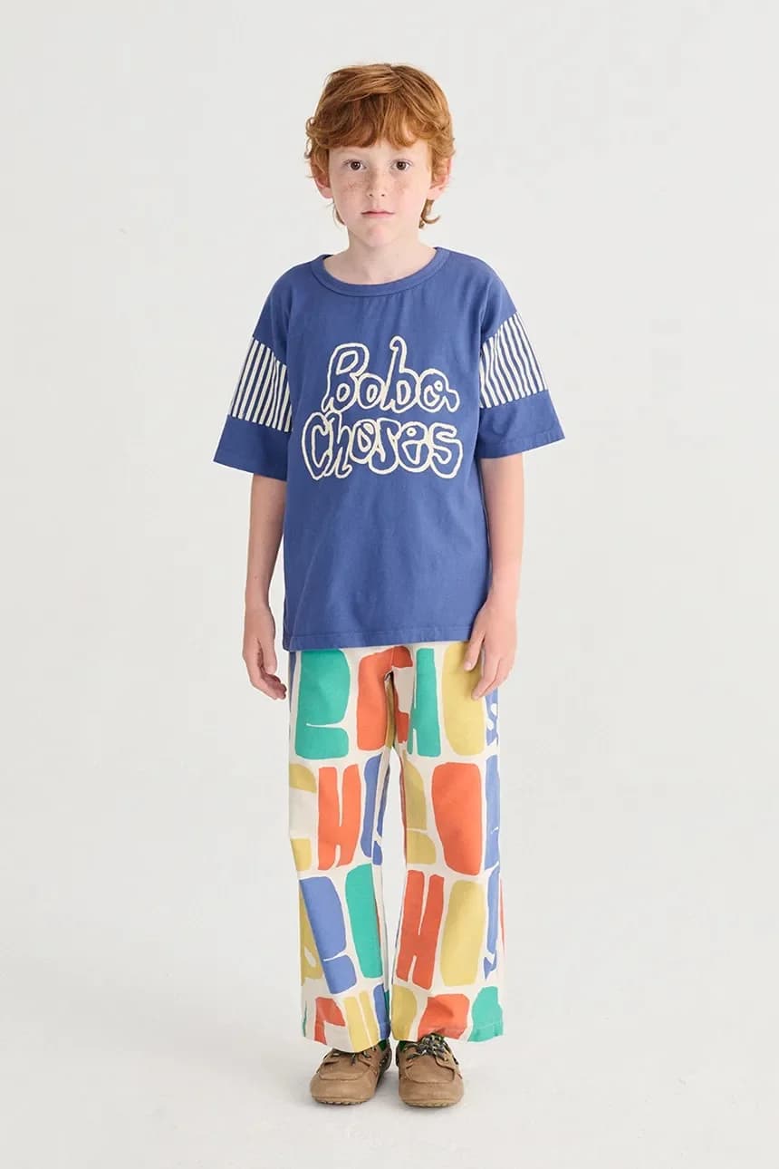 Детские хлопковые спортивные штаны