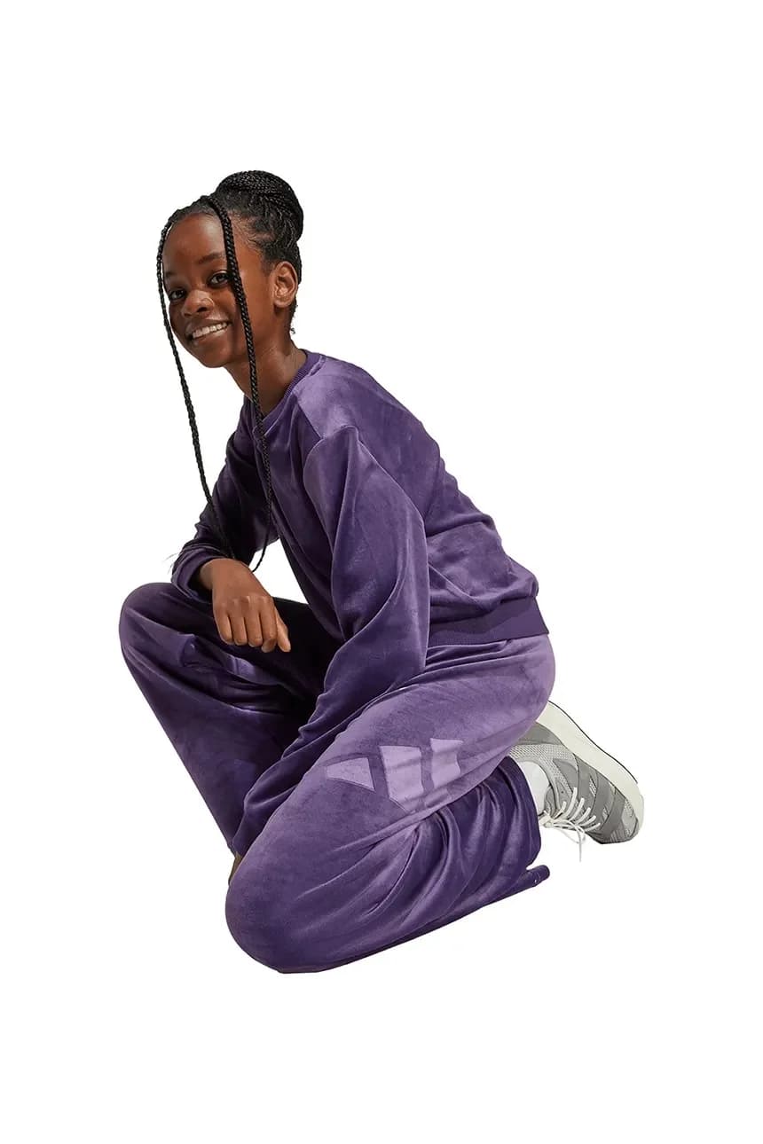 Детские велюровые спортивные штаны - фото 7