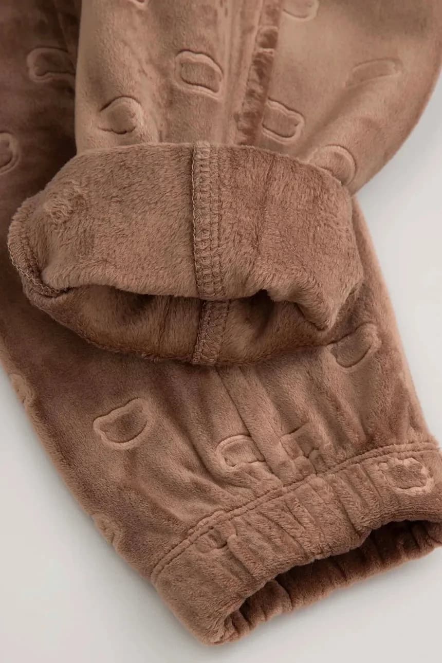 Детские велюровые спортивные штаны - фото 4