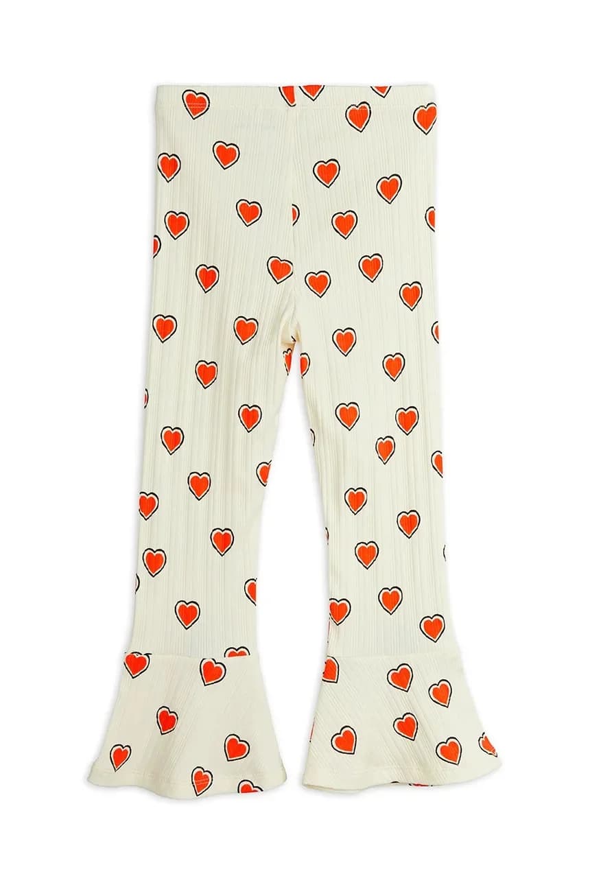 Детские спортивные штаны с контурными сердечками - фото 2