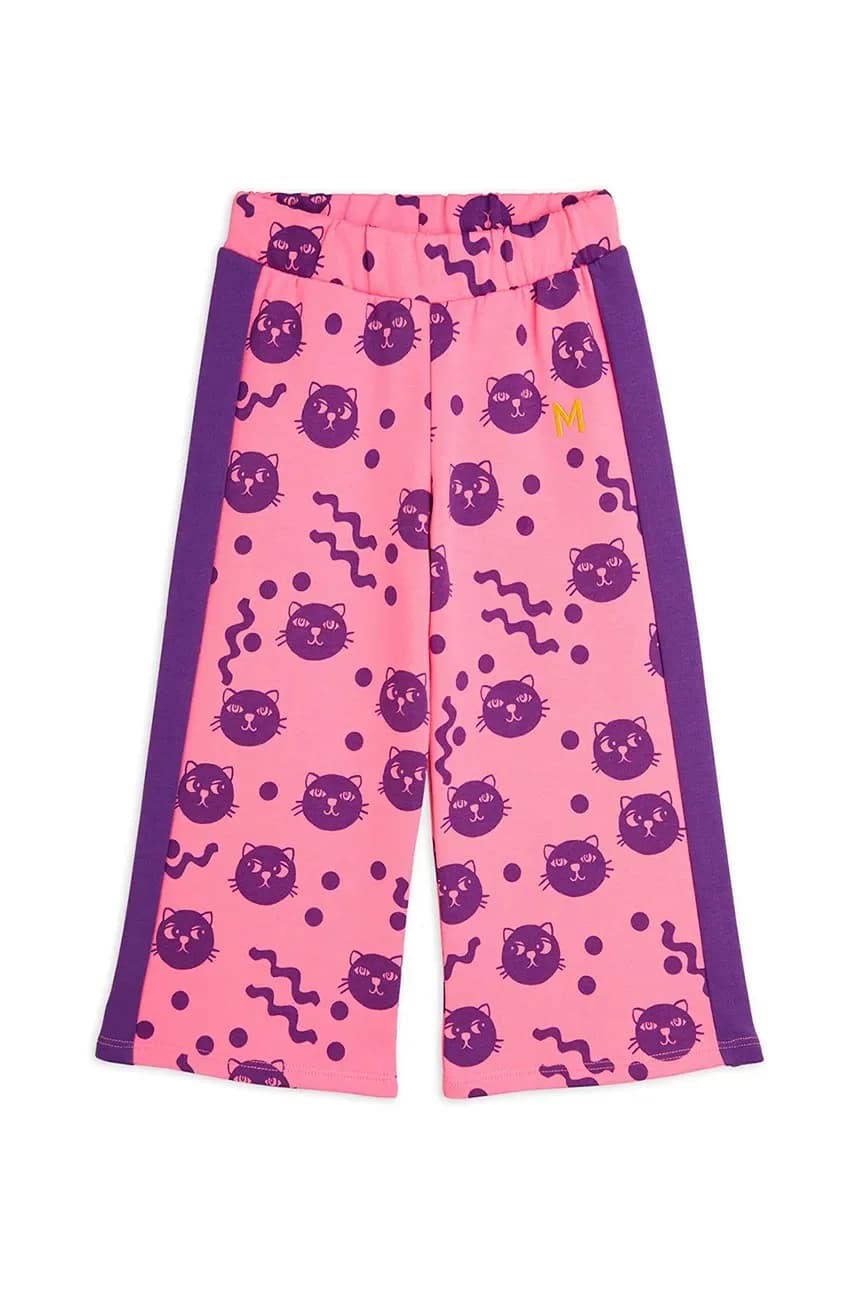 Детские спортивные штаны из хлопка Волнистые коты - фото 2