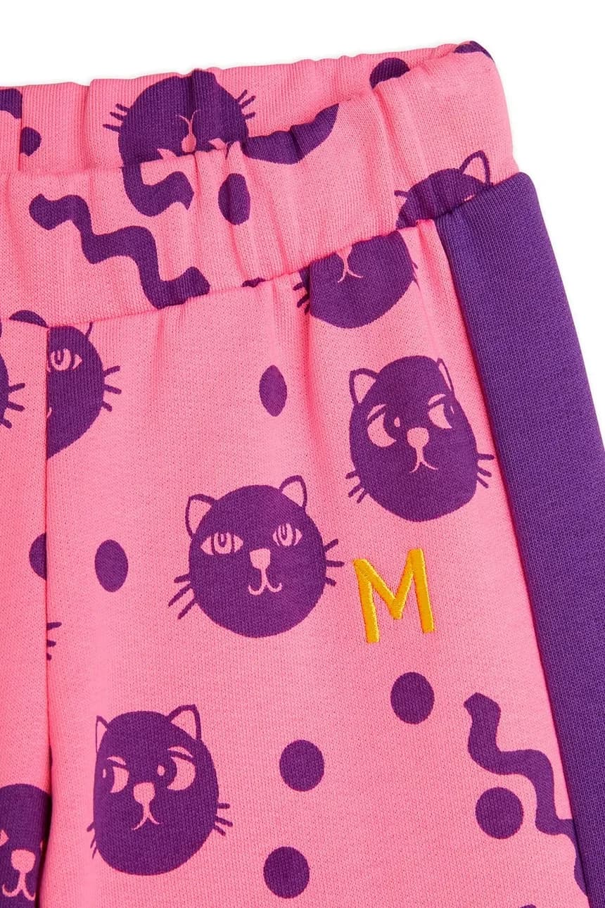 Детские спортивные штаны из хлопка Волнистые коты - фото 4