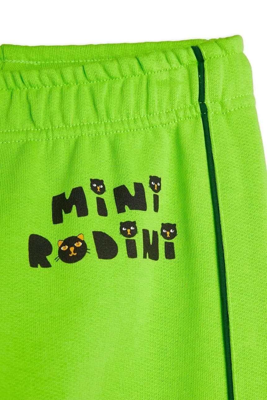Детские хлопковые спортивные штаны Mini Rodini Cats - фото 4