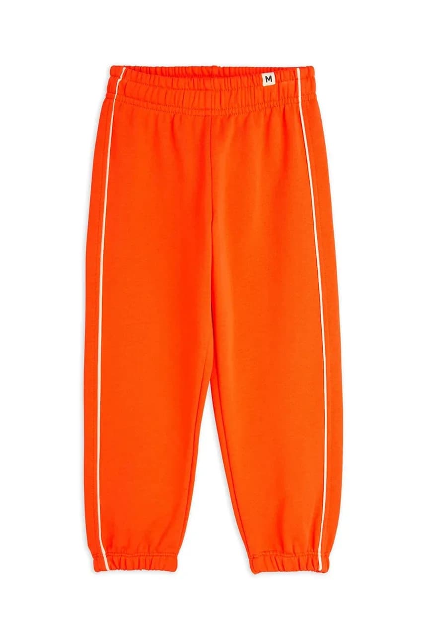 Детские спортивные штаны с однотонной окантовкой - фото 2
